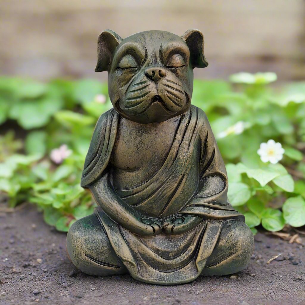 Buddha Dog Statue (9