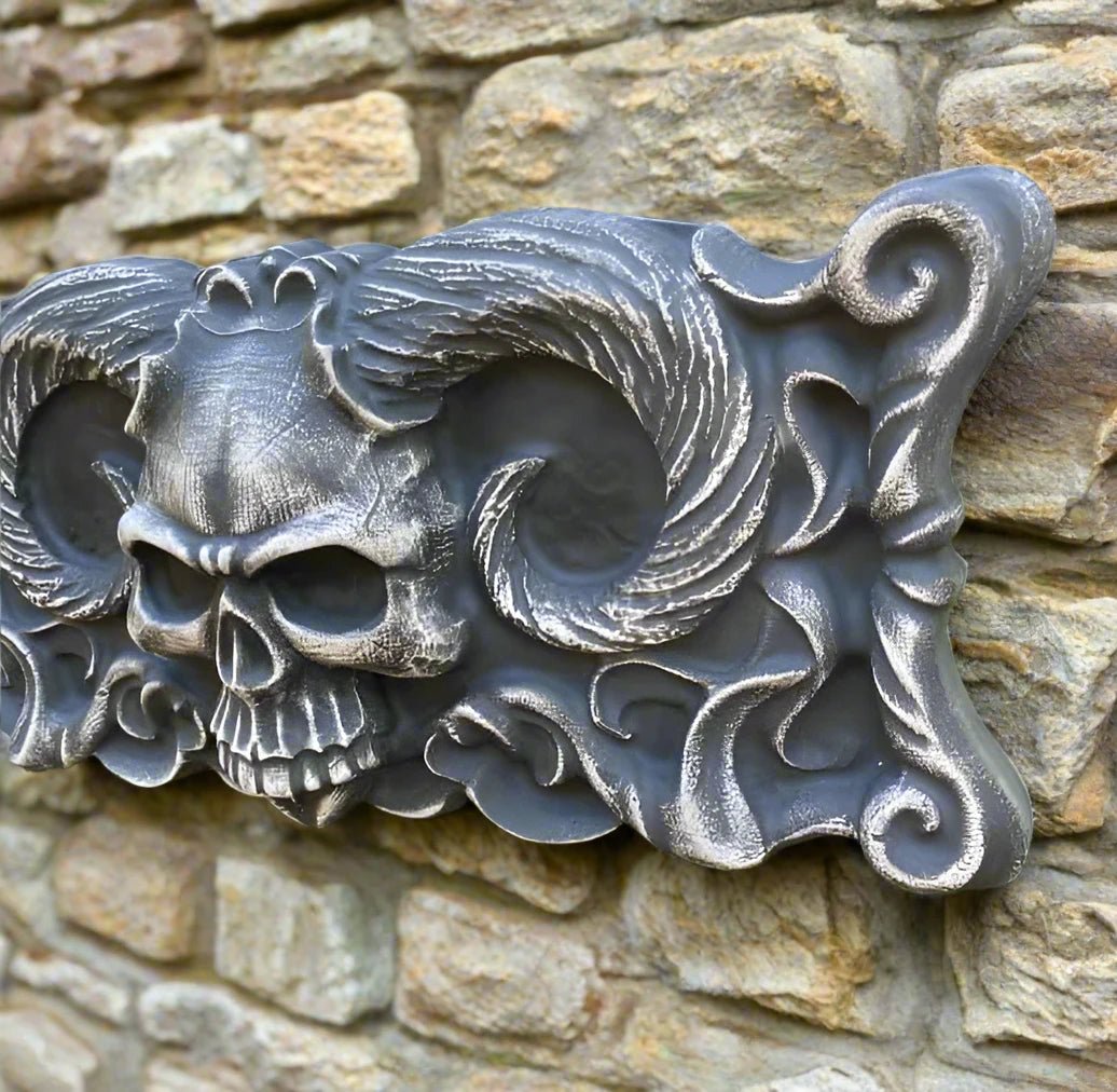 Devil Skull Wall Plaque (20