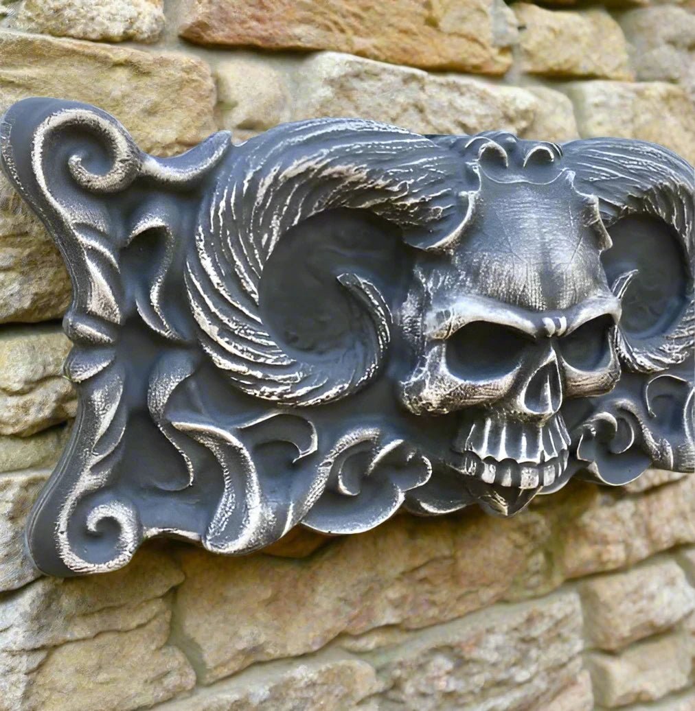 Devil Skull Wall Plaque (20