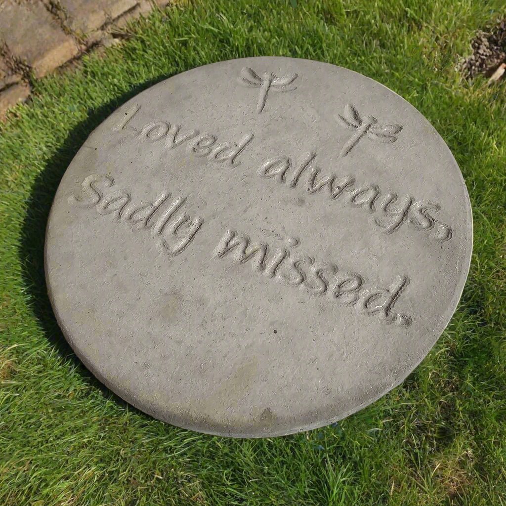 Loved Always Memorial Plaque (7.75