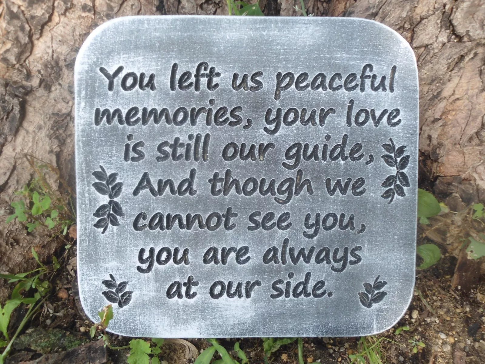 Peaceful Memories Memorial Stone (11.75