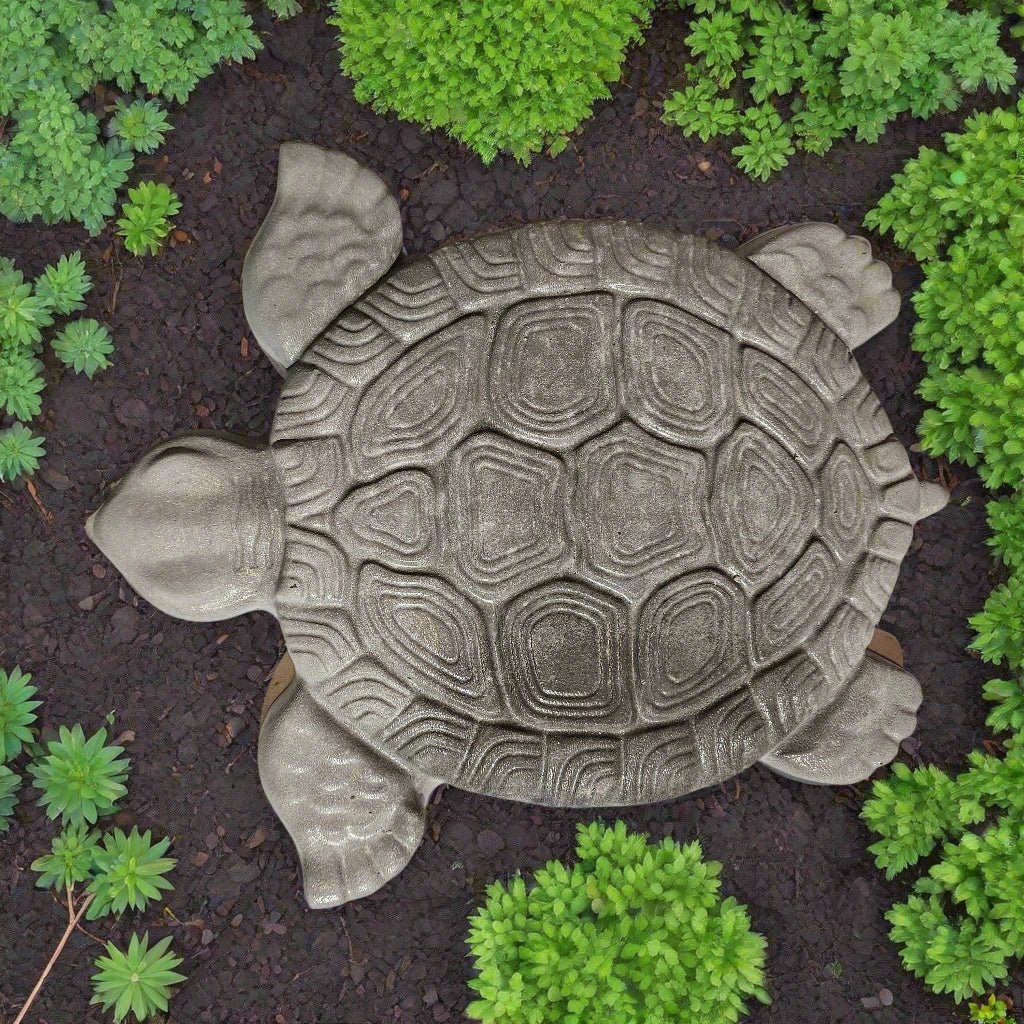 Turtle Stepping Stone (15.75" x 13.25") - Stone Grove Statuary